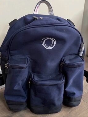 Navy BugaBoo diaper bag Backpack with Multiple Pockets